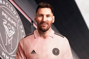 Lionel Messi con la camiseta del Inter Miami