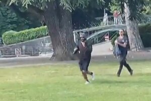 Video: así fue el momento del ataque a niños en un parque en Francia (Fuente: AFP)