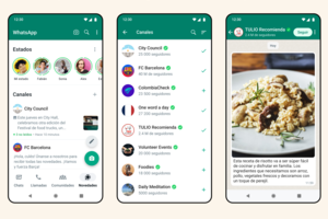 WhatsApp presenta "Canales", una nueva forma de seguir espacios y temas de interés