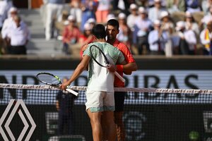 Roland Garros: Djokovic venció a Alcaraz, quien dejó un punto para el recuerdo (Fuente: Twitter Roland Garros)