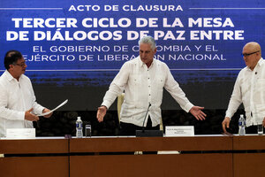 Petro y el ELN firmaron un cese al fuego por seis meses en Cuba (Fuente: AFP)