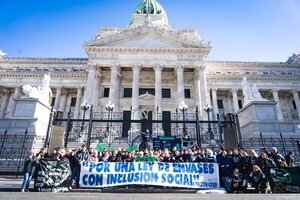 El proyecto de Ley de Envases con Inclusión Social volvió al Congreso
