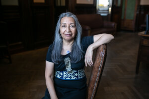 La poeta mapuche Liliana Ancalao