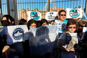 Submarino Titan: familiares de los tripulantes del ARA San Juan enviaron su solidaridad a las familias de los cinco desaparecidos (Fuente: Alejandro Leiva)