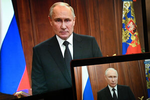 Putin promete castigar la "traición" del líder del Grupo Wagner (Fuente: Télam)
