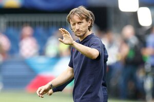 Luka Modric renovó con el Real Madrid (Fuente: AFP)