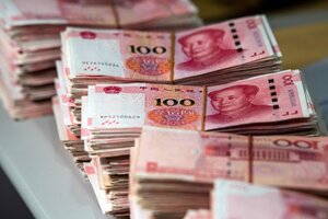 El Banco Central habilitó la apertura de cuentas bancarias en yuanes (Fuente: AFP)