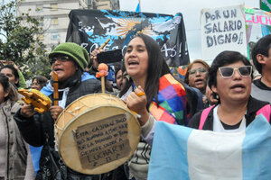 Huelgas, marchas y cortes de ruta en Jujuy (Fuente: Télam)