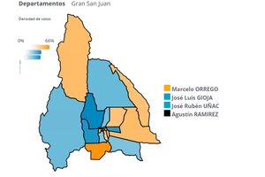 Elecciones en San Juan: el mapa interactivo con todos los resultados