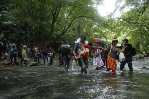 Se cuadriplicó el flujo migratorio por la selva del Darién   (Fuente: EFE)