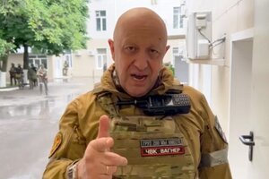 Desde Bielorrusia, Prigozhin agradeció el apoyo del pueblo ruso 