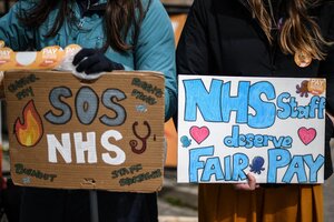 El sistema de salud británico: de modélico a  caótico (Fuente: AFP)