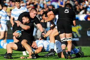 Rugby Championship: Los Pumas no pudieron en el debut frente a los All Blacks (Fuente: AFP)