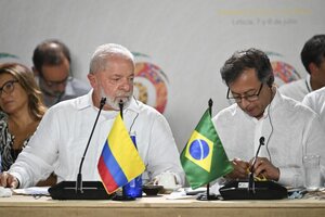 Lula y Petro, al frente de un acuerdo para sostener la Amazonía (Fuente: AFP)