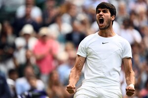 Wimbledon: Alcaraz venció al dinamarqués Rune y es semifinalista (Fuente: AFP)