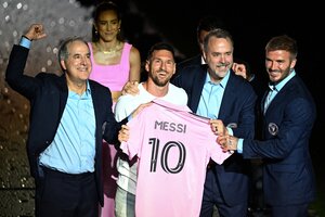 Messi se entrenó por primera vez con el Inter Miami  (Fuente: AFP)