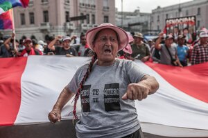 Paro y marchas contra el gobierno de Boluarte en Perú (Fuente: EFE)
