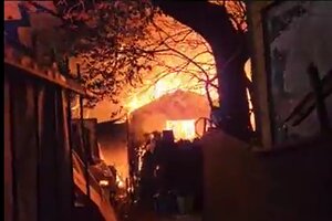 Impresionante incendio en Villa Crespo: hay al menos 25 evacuados