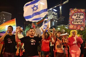 Miles de israelíes volvieron a tomar las calles en protesta por la reforma judicial (Fuente: AFP)