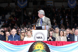 El presidente de la Rural añora la Argentina anterior al peronismo  (Fuente: NA)