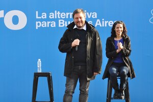 Leandro Santoro en Parque Centenario: "Vamos a dar la sorpresa electoral" (Fuente: Valeria Ruiz)