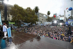 Cristina Kirchner en tiempo presente (Fuente: NA)