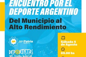 Congreso del deporte argentino en Tunuyán