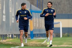 Boca: Almirón tiene interrogantes para armar el 11 ante Nacional (Fuente: Foto Prensa Boca)