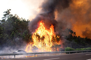 El fuego avanza en Portugal, que acumula en agosto más del 50% del área ardida este año  (Fuente: EFE)