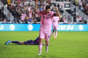 Inter Miami goleó a Charlotte FC con un tanto de Lionel Messi y avanzó a la semifinal de la Leagues Cup (Fuente: AFP)