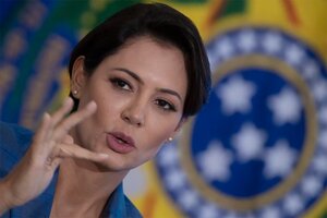 Brasil: la policía pidió romper el secreto bancario y fiscal de Michelle Bolsonaro  (Fuente: AFP)