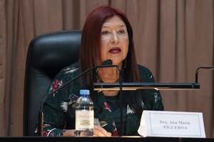 El Gobierno notificó el trámite iniciado por Ana María Figueroa para seguir como jueza