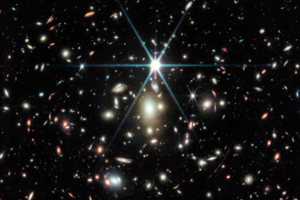 La NASA reveló una imagen con el detalle de los colores de la estrella más lejana del universo (Fuente: NASA)