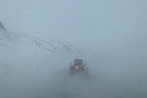 Alerta roja por fuertes lluvias y nevadas en Neuquén y la zona de la cordillera mendocina 