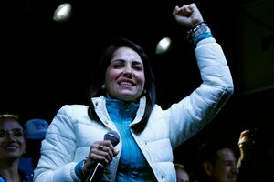 Quién es Luisa González, la candidata del correísmo que ganó la primera vuelta en Ecuador (Fuente: AFP)