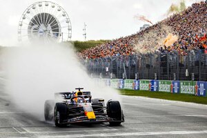Fórmula 1: Verstappen ganó una carrera alocada bajo la lluvia en Países Bajos (Fuente: AFP)