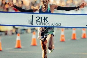 Récord de Borelli en la media maratón de Buenos Aires (Fuente: NA)