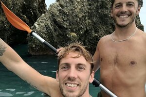 Buscan a dos marplatenses que desaparecieron mientras practicaban paddle surf frente a las costas de Málaga (Fuente: Redes sociales)