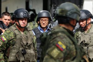 El candidato que reemplazó a Villavicencio se va de Ecuador por las amenazas  (Fuente: AFP)