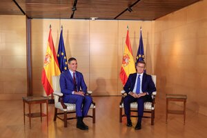 España: Sánchez rechazó la propuesta de Feijóo  de dejar gobernar al PP durante dos años
