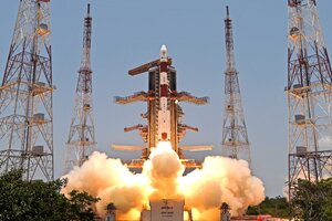 La India lanzó al espacio una sonda para estudiar el Sol