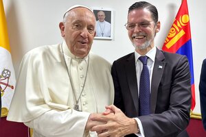 Encuentro del Papa Francisco y el embajador argentino en China