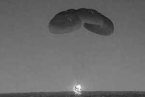 NASA: así se vio el regreso de la cápsula Dragon de SpaceX a la Tierra con sus cuatro tripulantes  (Fuente: NASA)