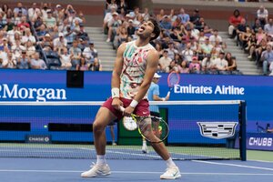 US Open: Alcaraz pasó a cuartos y este martes juega Djokovic (Fuente: EFE)