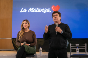Fernando Espinoza y Lorena Brito conversaron con jóvenes de La Matanza sobre la educación universitaria pública y los desafíos del futuro