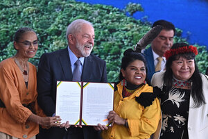 Lula creó dos nuevas reservas indígenas en la región amazónica  (Fuente: EFE)