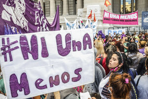 NiUnaMenos convocó a una marcha y pañuelazo 28 de septiembre (Fuente: Leandro Teysseire)