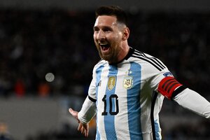 Messi y la Selección Argentina siguen regalando alegrías (Fuente: AFP)