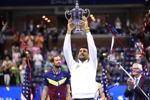 Novak Djokovic, de la guerra a la gloria: campeón del US Open y récord de los récords (Fuente: AFP)