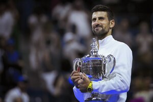 Djokovic festejó el título con la vuelta al número uno (Fuente: EFE)